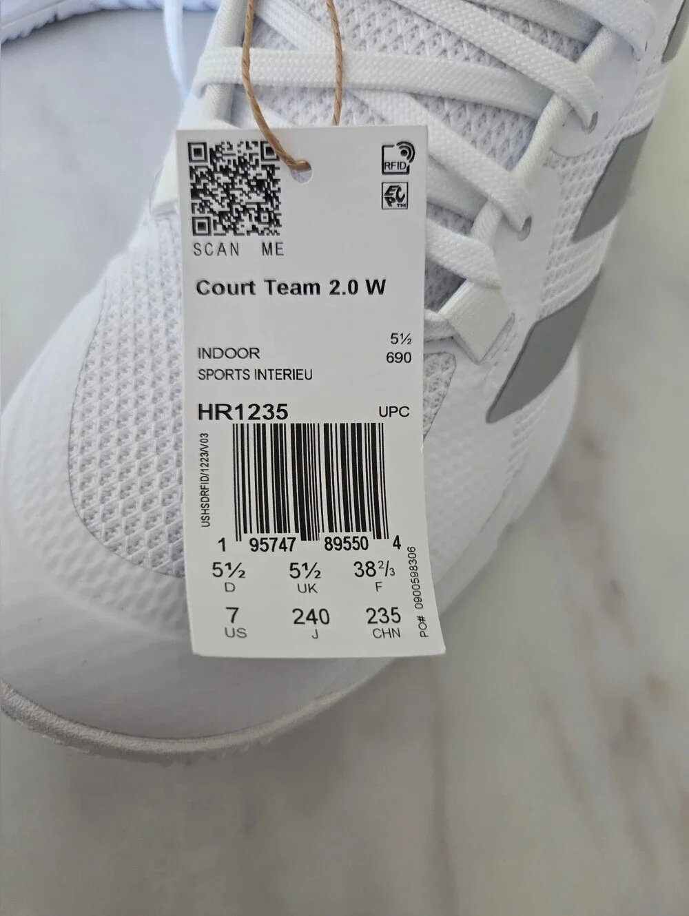 Adidas Court Team Bounce 2.0 Volleyball Shoes Tennis Shoes